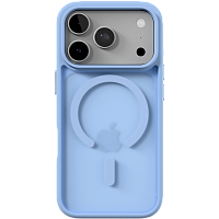 Чехол защитный VLP LITE Bloom Case c MagSafe для iPhone 18 Pro Max (Голубой)